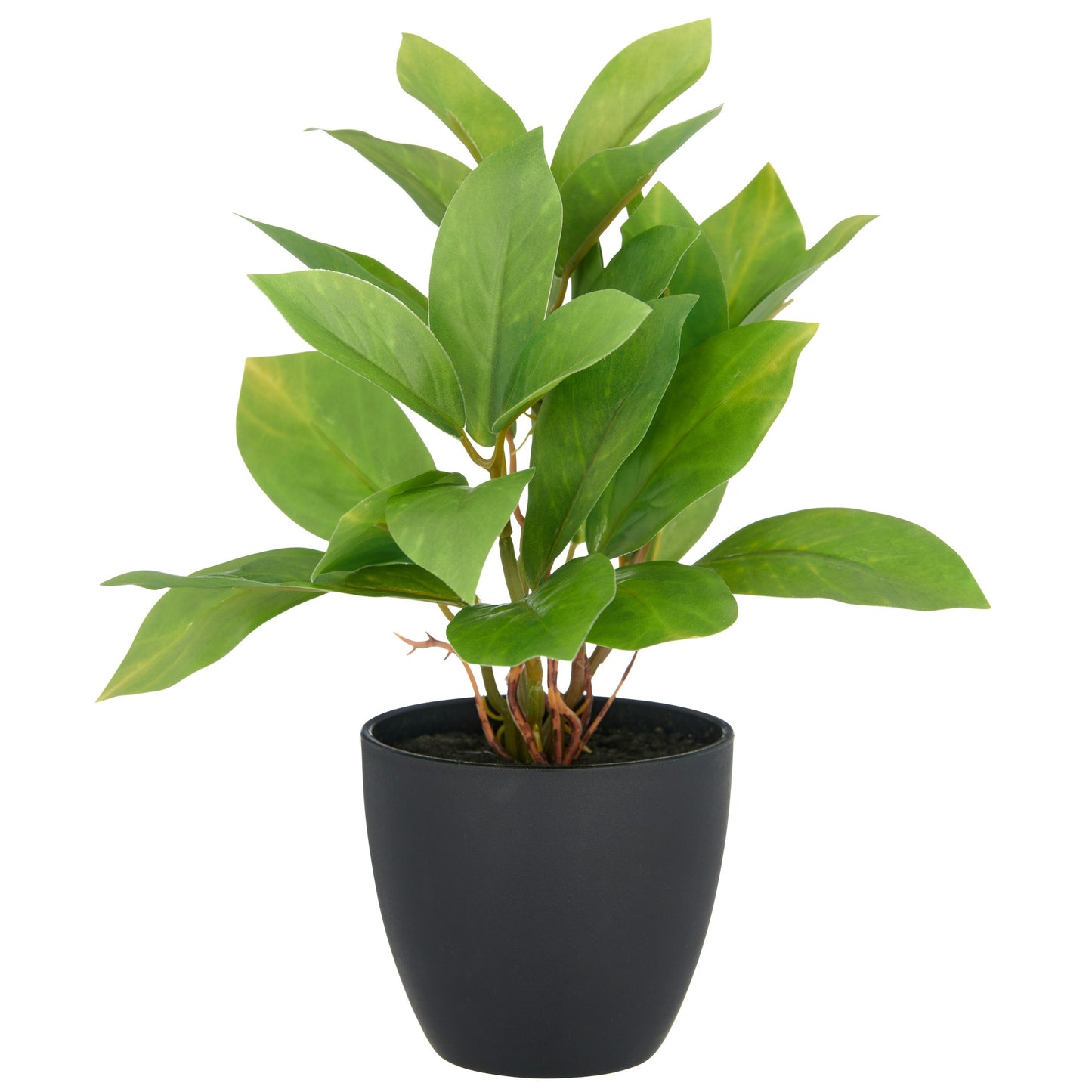 3er-Set Künstlicher Epipremnum 24 cm im Kunststofftopf Grün – Pflegeleichte Deko Zimmerpflanzen