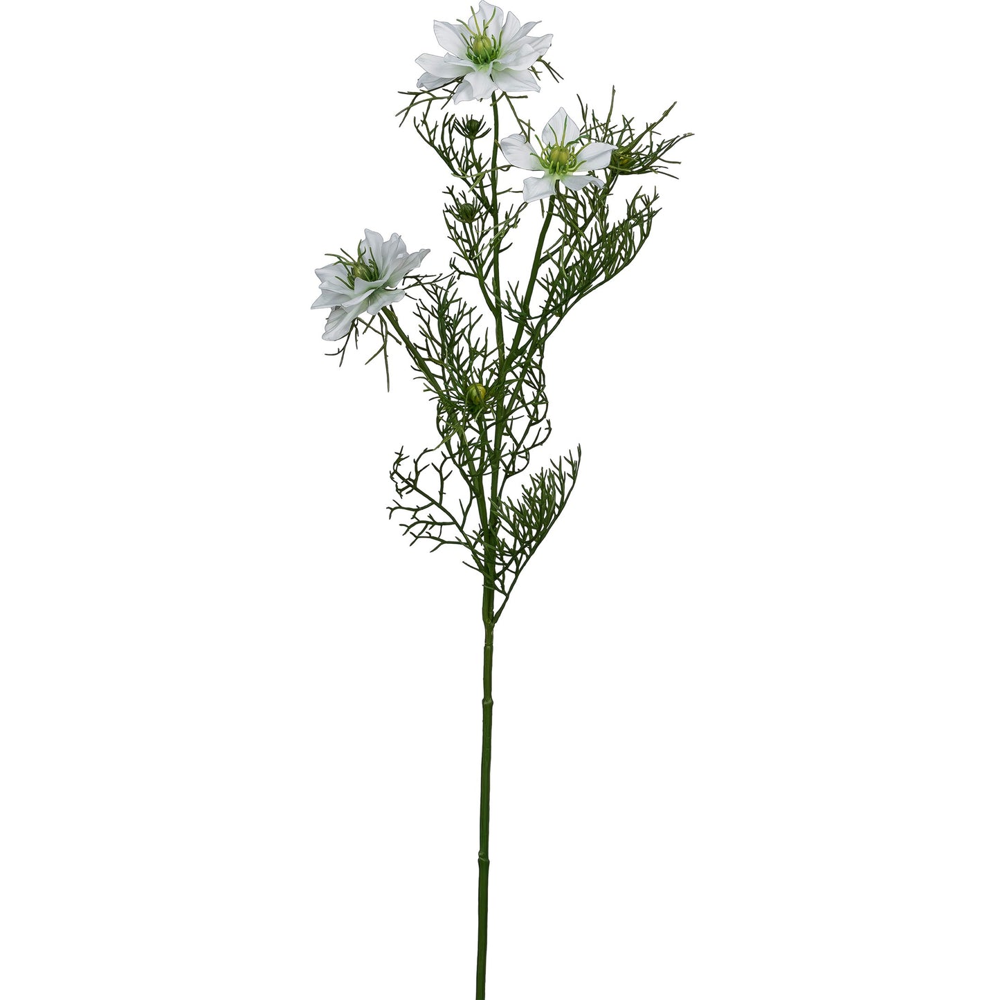 4er-Set Nigella Weiße Kunstpflanzen 68 cm – Realistische Deko für Zuhause und Büro