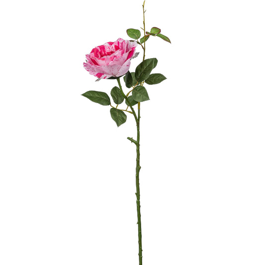 5er-Set Künstliche Rosen Pink 72 cm – Pflegeleichte Kunstpflanzen für Wohn- und Bürodekoration