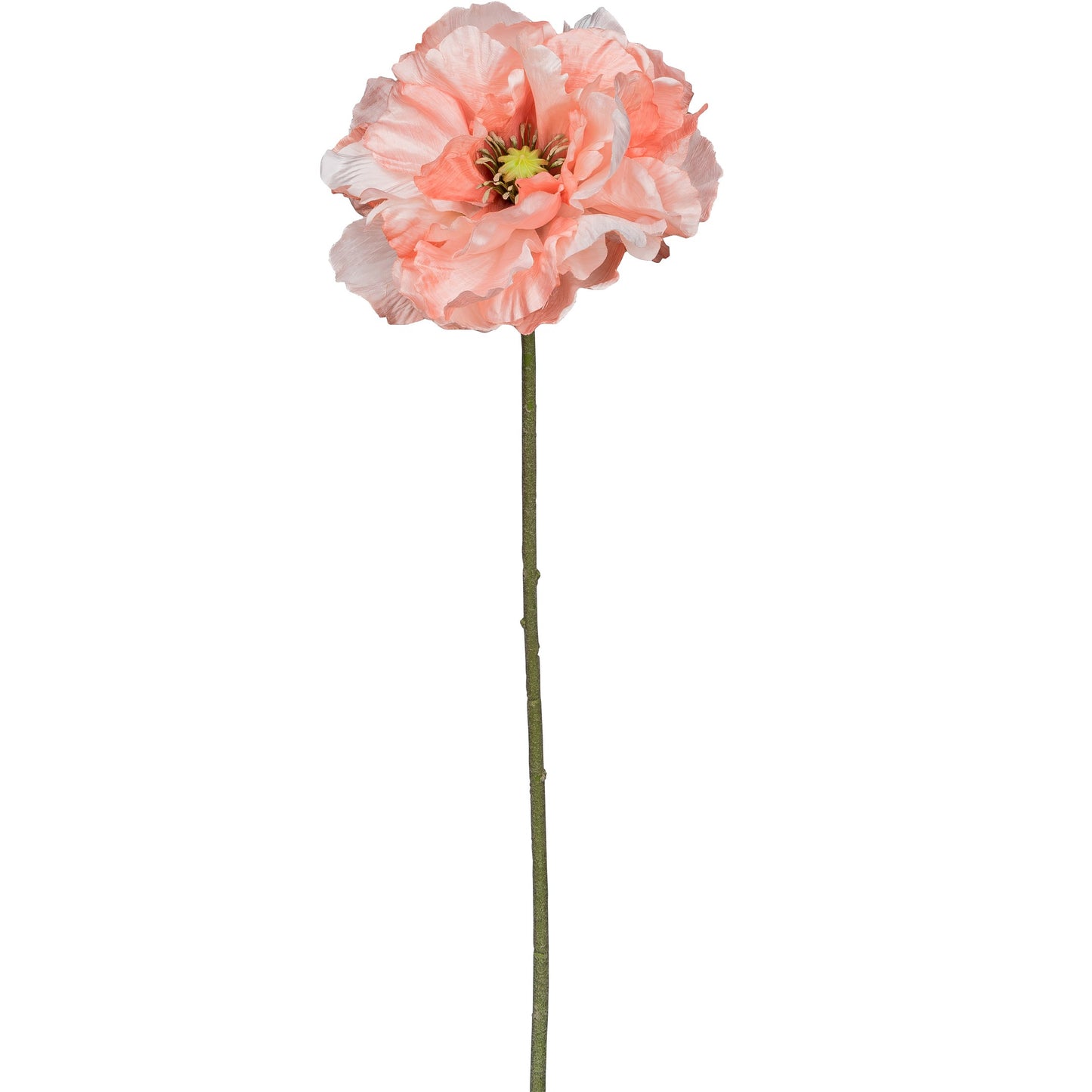 4er-Set Künstlicher Mohn 73 cm, Apricot – Realistische Deko-Pflanzen für Zuhause & Büro, Pflegeleicht
