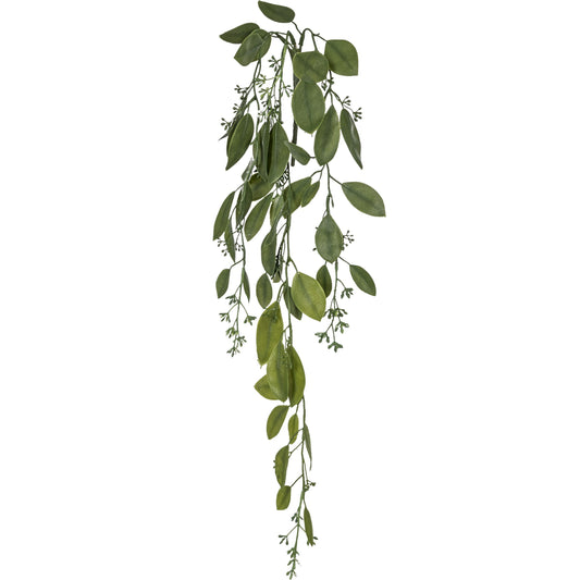 6er-Set Eukalyptushängezweige mit Früchten, 58 cm langlebige Künstliche Grünpflanzen Dekoration