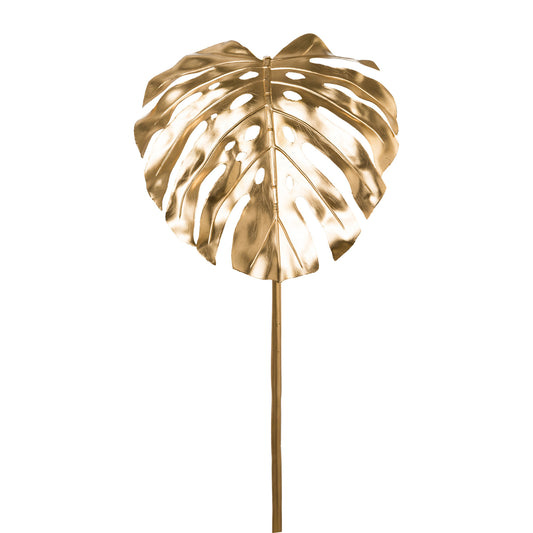 2er Set künstliche Goldene Splitphilodendronblätter 99 cm für stilvolle Deko