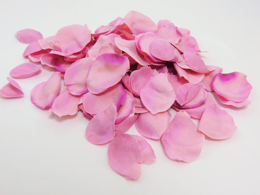 Rosenblütenblätter Lavendel - 90 Seidenblüten für Hochzeiten & Festival-Dekoration